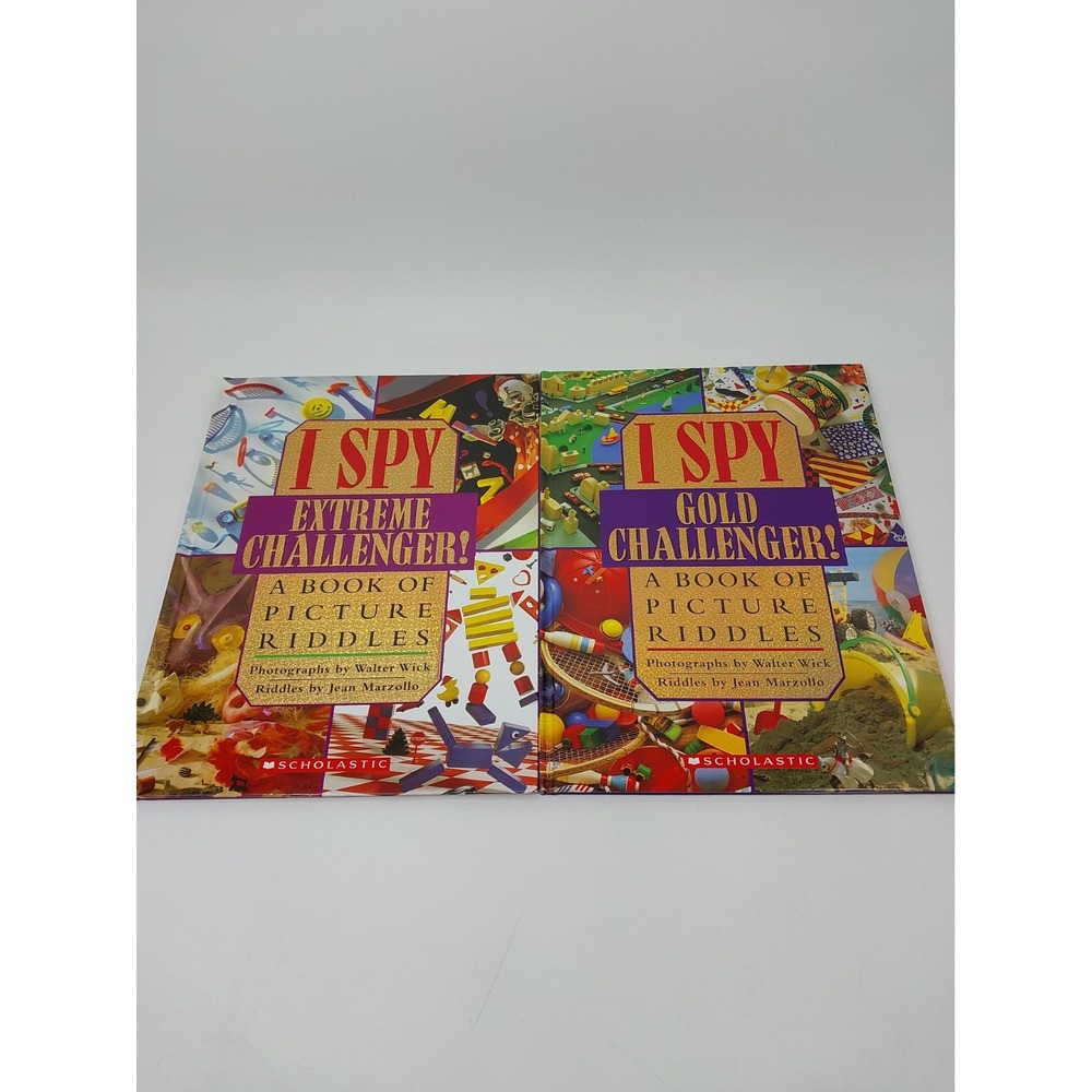 I Spy Books Y2K Scholastic Gold Challenger And Extreme LOT Of 2